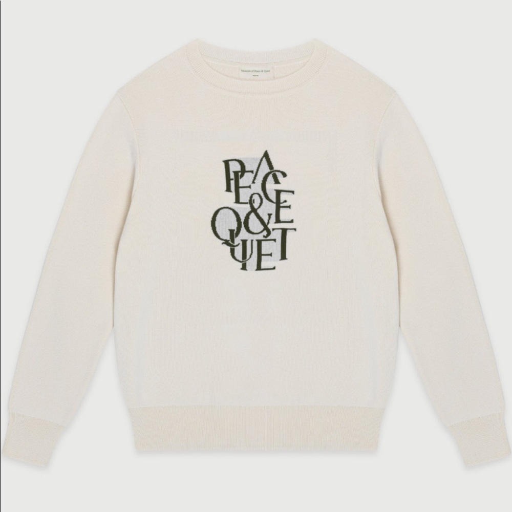[NEW] Museum of Peace & Quiet - Serif Jacquard Sweater in XS